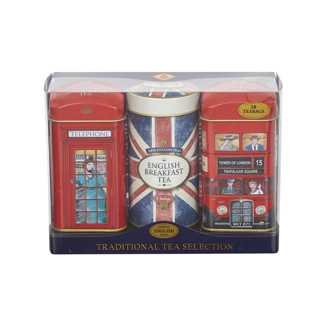 Best Of British Mini Tea Tin Set - Traditional Tea Selection - New English Teas