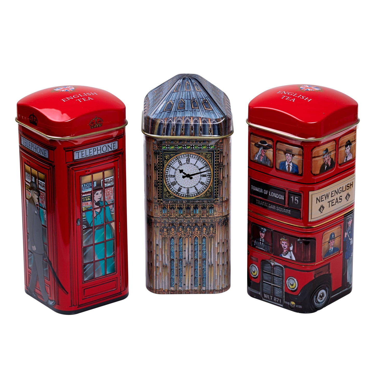 Best Of British Tall Tin Gift Set - Traditional English Teas - New English Teas