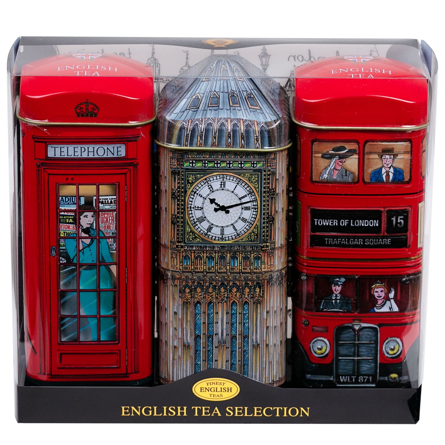 Best Of British Tall Tin Gift Set - Traditional English Teas - New English Teas
