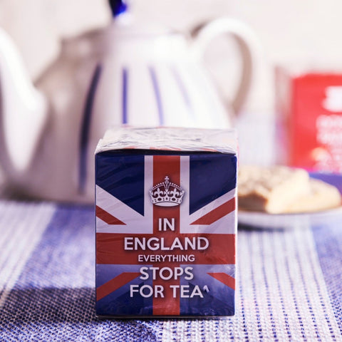 Slogans 10 Teabag Box - Everything Stops For Tea - New English Teas