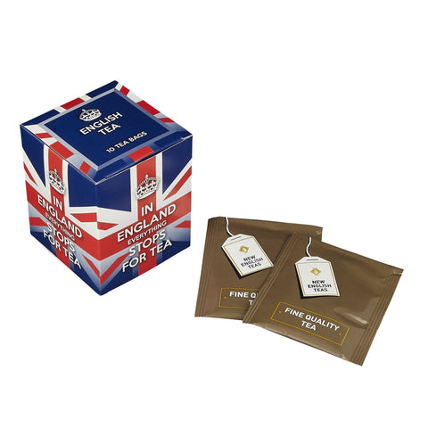 Slogans 10 Teabag Box - Everything Stops For Tea - New English Teas