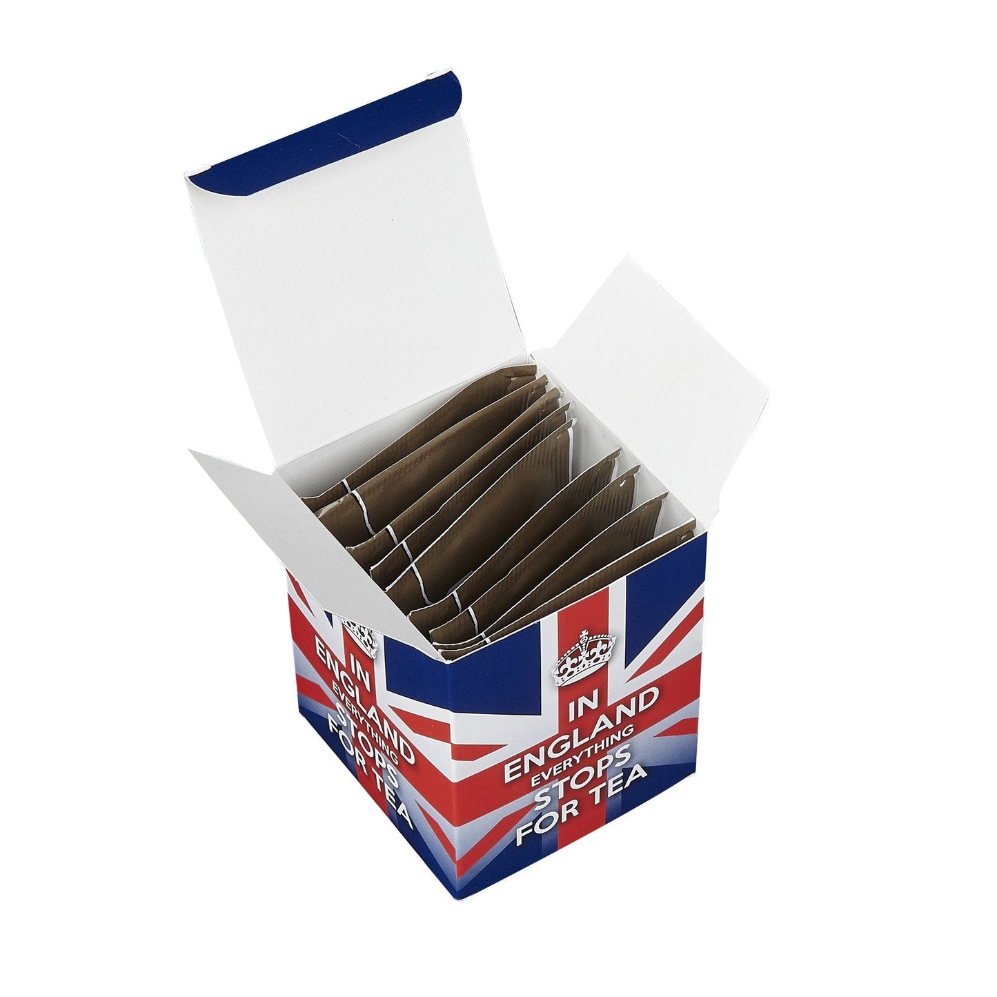 Slogans 10 Teabag Box - Everything Stops For Tea - New English Teas