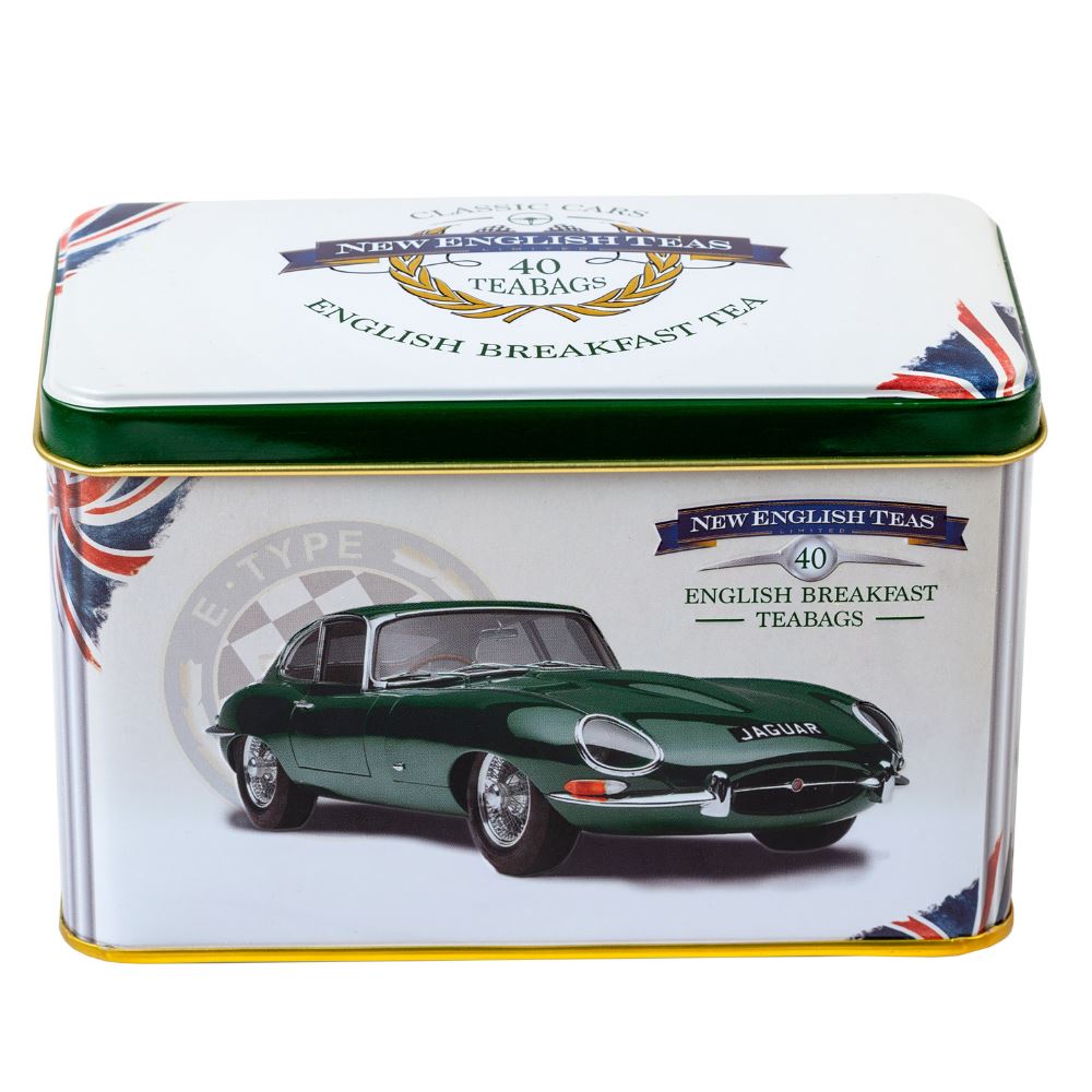 Jaguar E-Type Classic Tea Tin - New English Teas