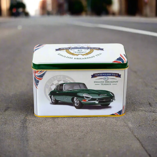 Jaguar E-Type Classic Tea Tin - New English Teas