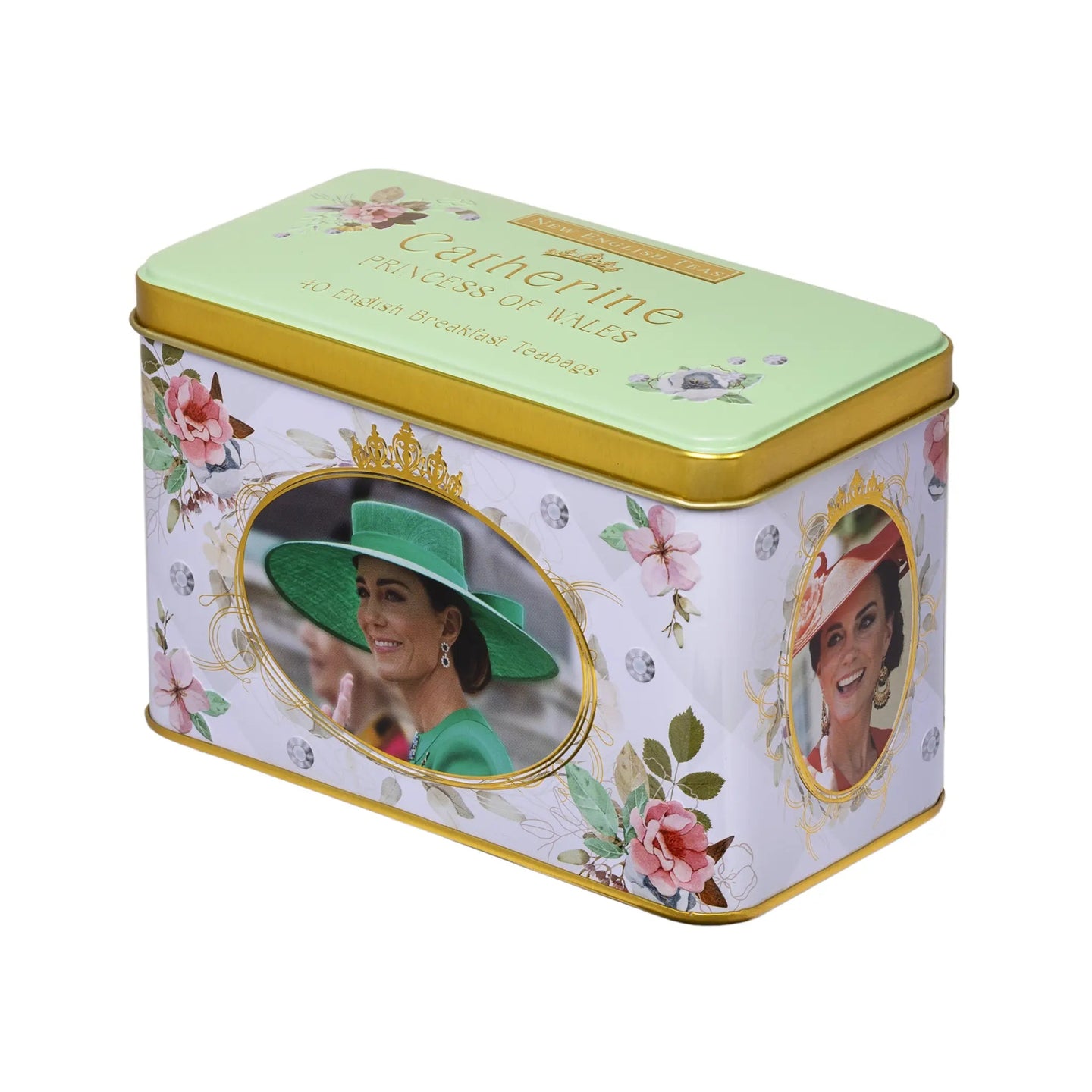 Catherine Princess of Wales Tea Tin Tea Tins New English Teas 