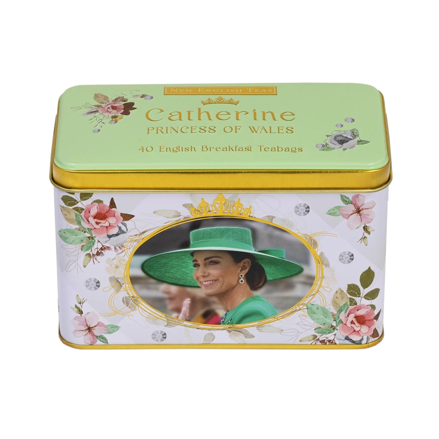 Catherine Princess of Wales Tea Tin Tea Tins New English Teas 