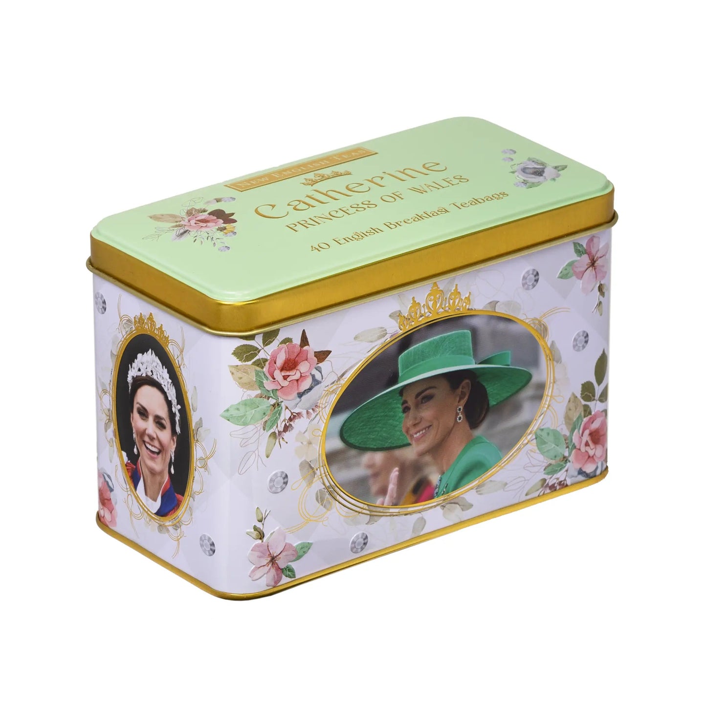 Catherine Princess of Wales Tea Tin Tea Tins New English Teas 