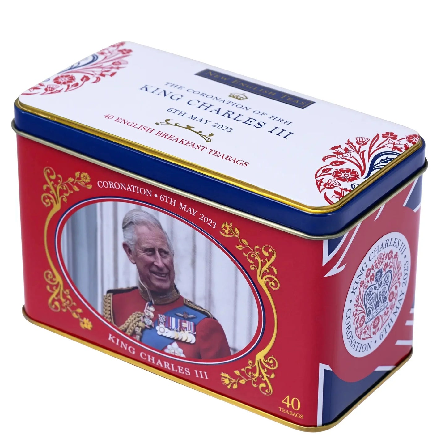 The Royal Family Classic Tea Tin - King Charles II - New English Teas