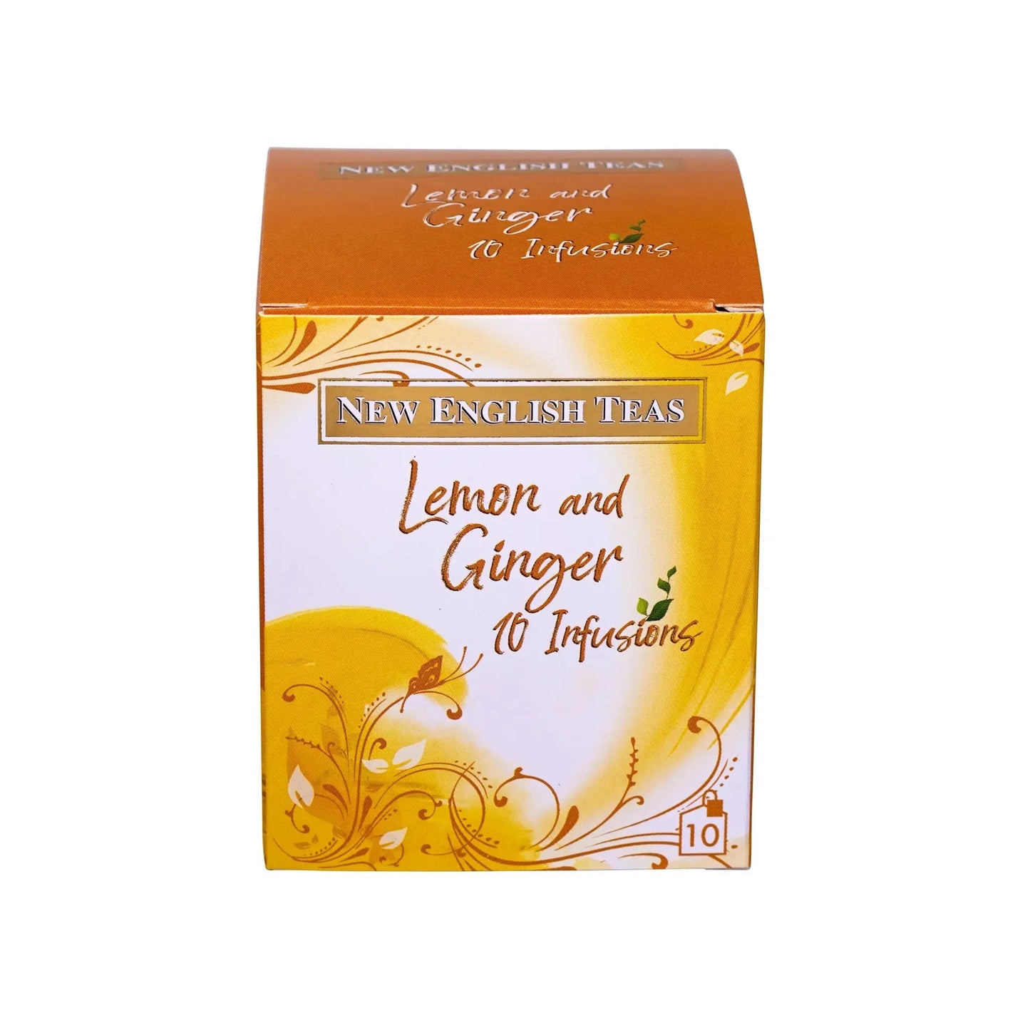 Fruit & Herbal 10 Teabag Box - Lemon & Ginger - New English Teas