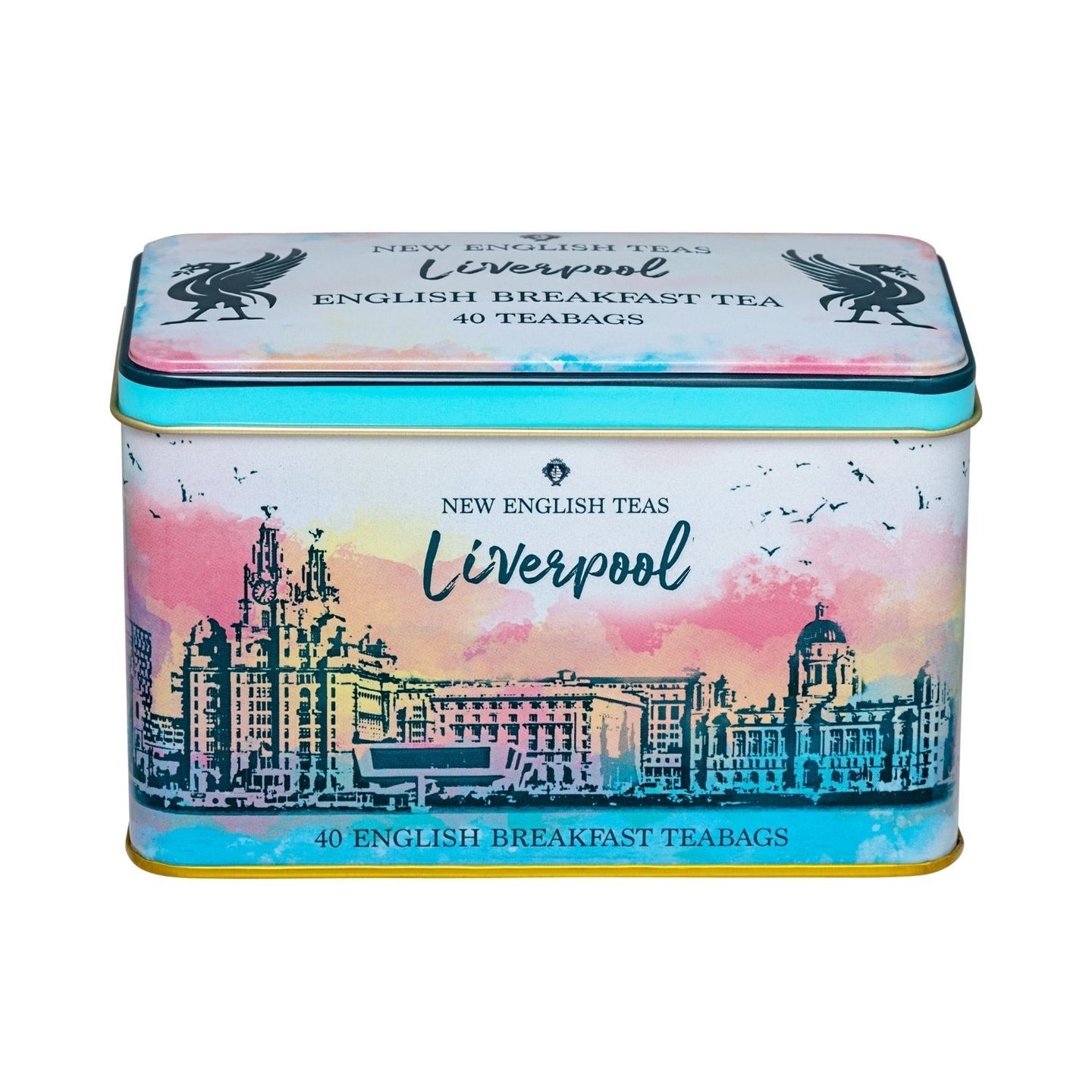 The Cities Collection Classic Tea Tin - Liverpool Waterfront - New English Teas