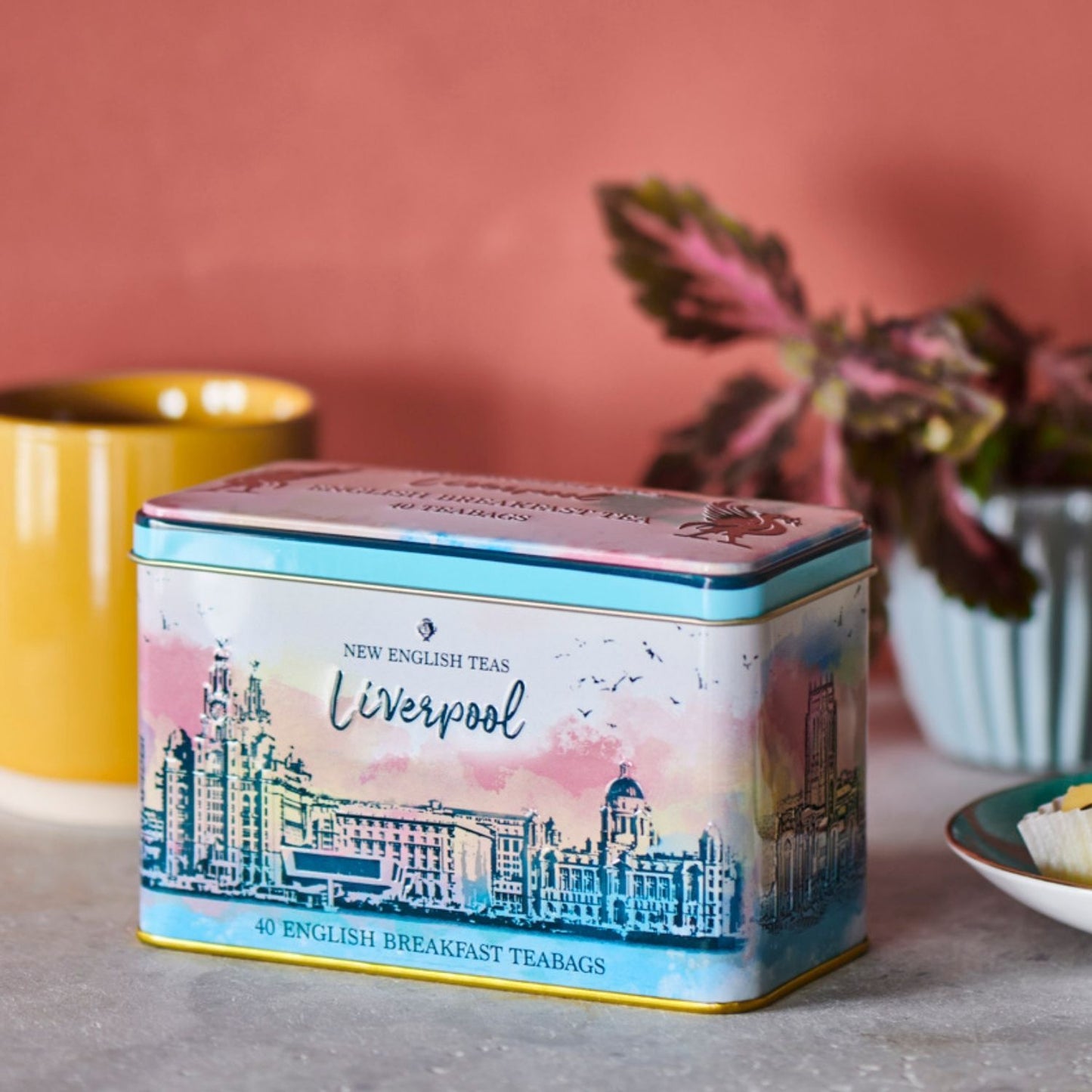 The Cities Collection Classic Tea Tin - Liverpool Waterfront - New English Teas