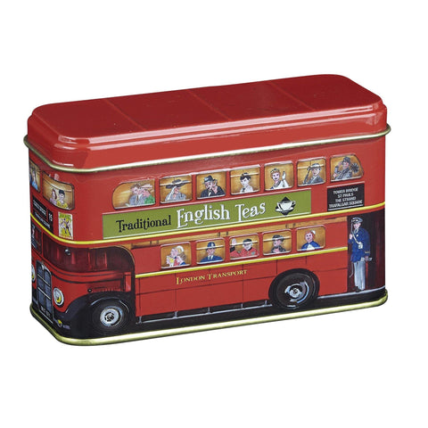 Best Of British 10 Teabag Tin - London Bus - New English Teas