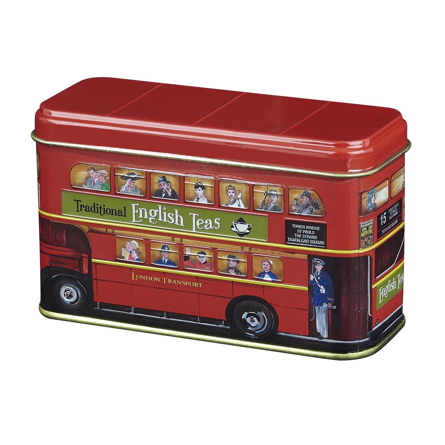 Best Of British 10 Teabag Tin - London Bus - New English Teas