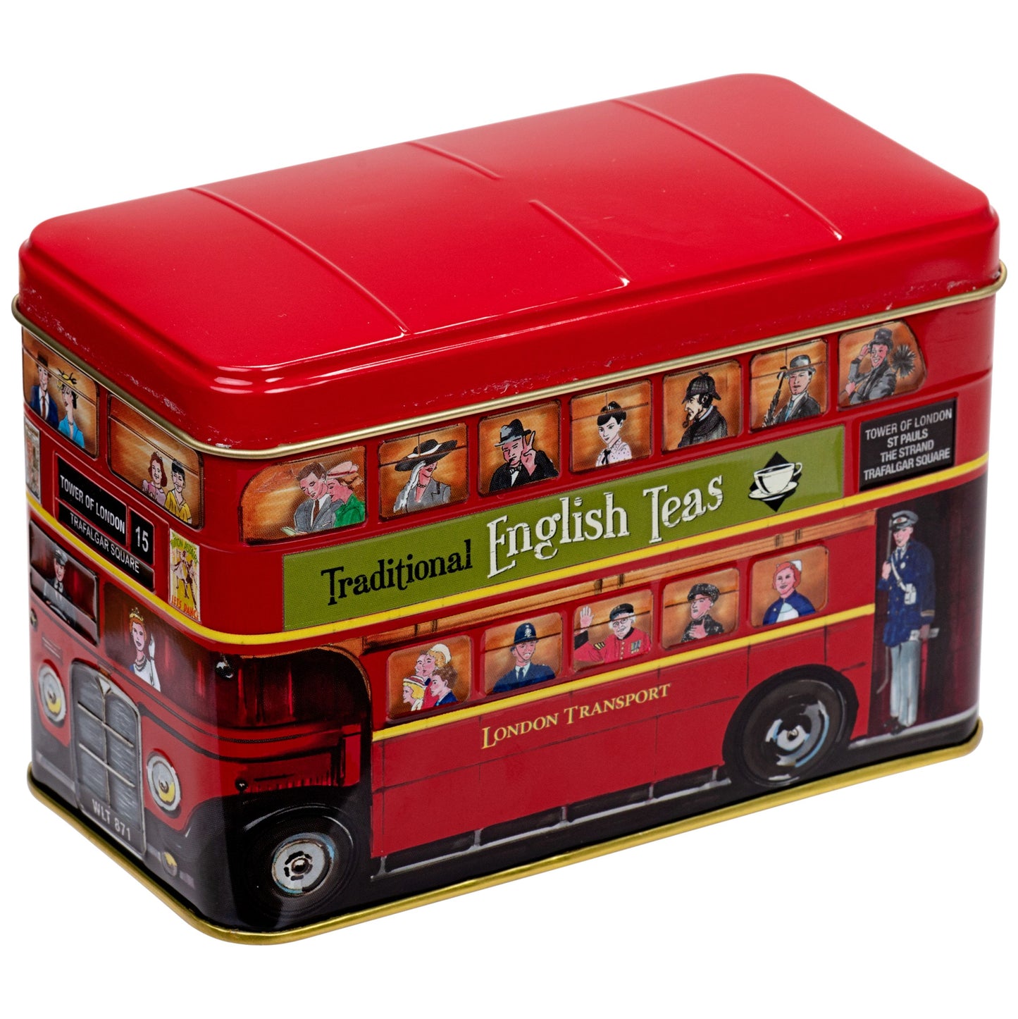 Best Of British 25 Teabag Tin - London Bus - New English Teas