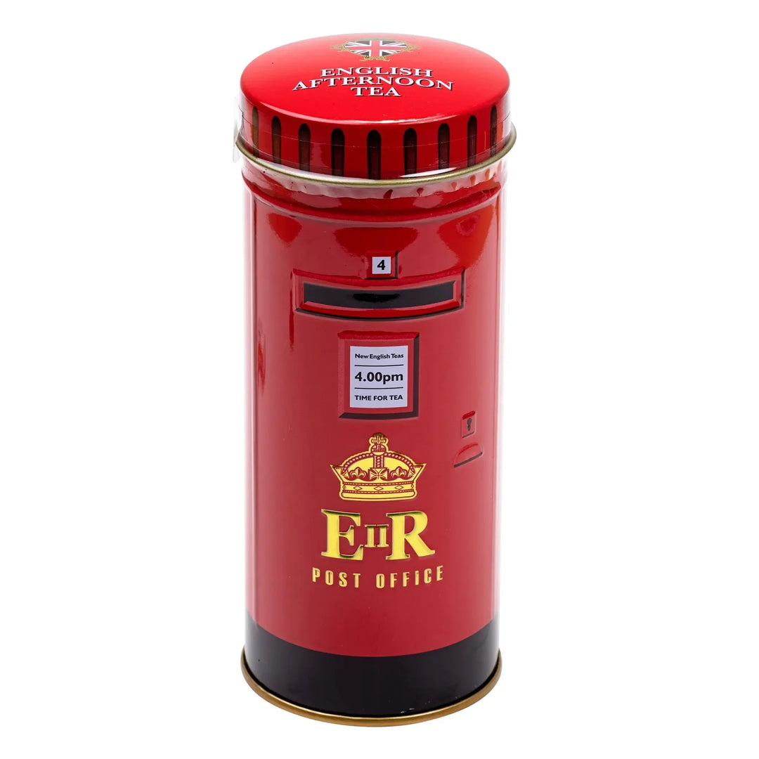 Best Of British Mini Tea Tin - Post Box - New English Teas