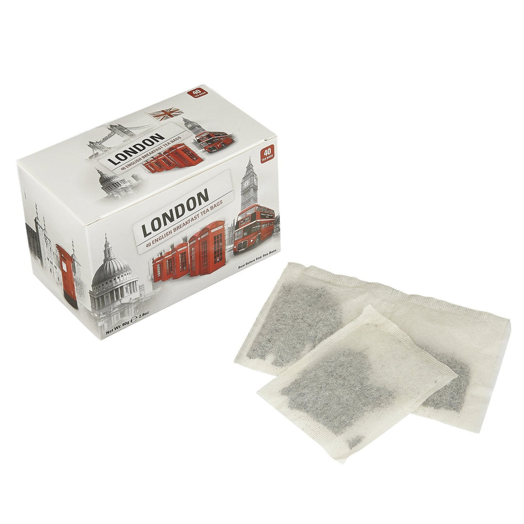 Love London 40 Teabag Box - Black & White - New English Teas