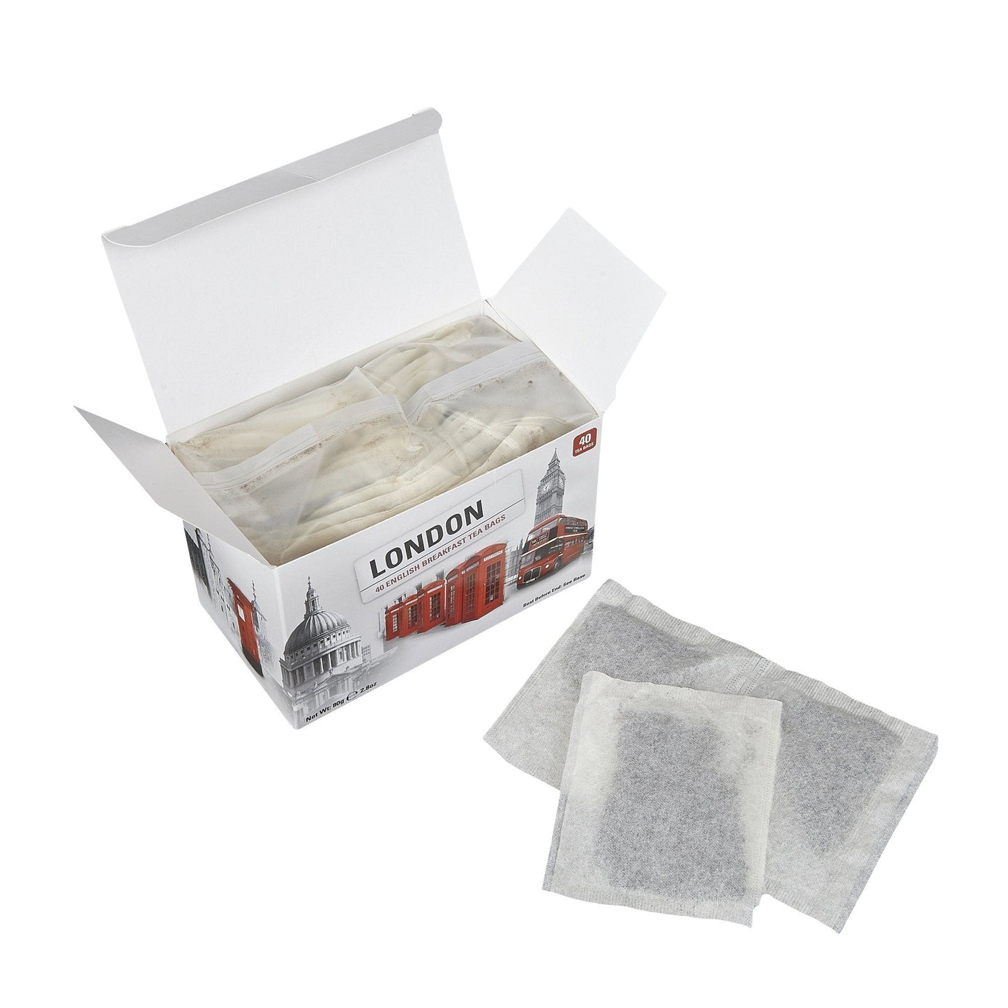 Love London 40 Teabag Box - Black & White - New English Teas