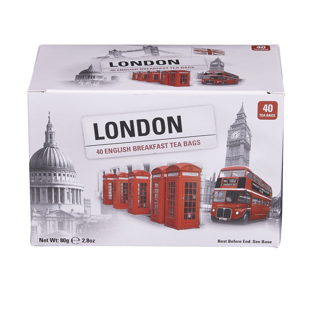 Love London 40 Teabag Box - Black & White - New English Teas