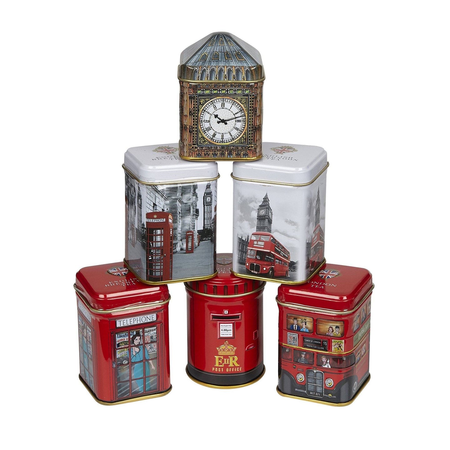 Best Of British Mini Tea Tin Set - British Tea Selection - New English Teas