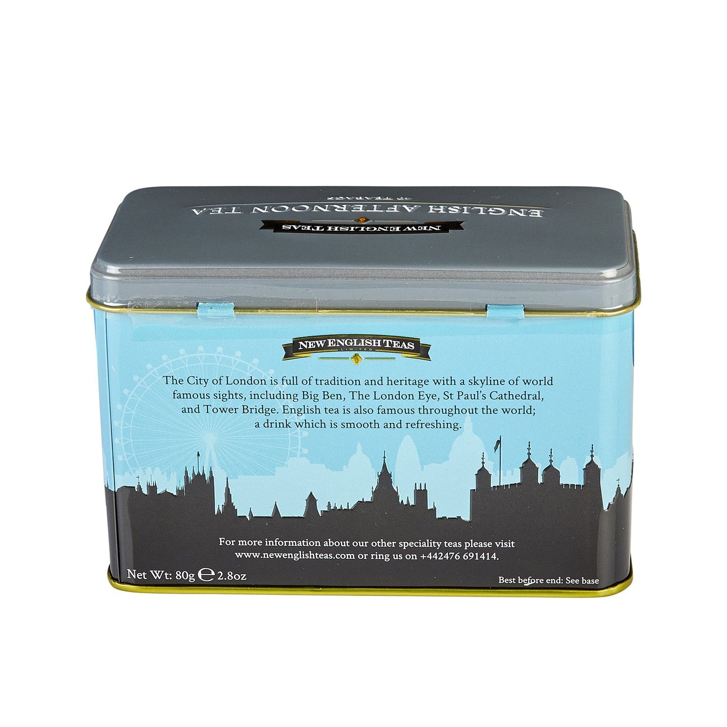 The Cities Collection Classic Tea Tin - London Skyline - New English Teas