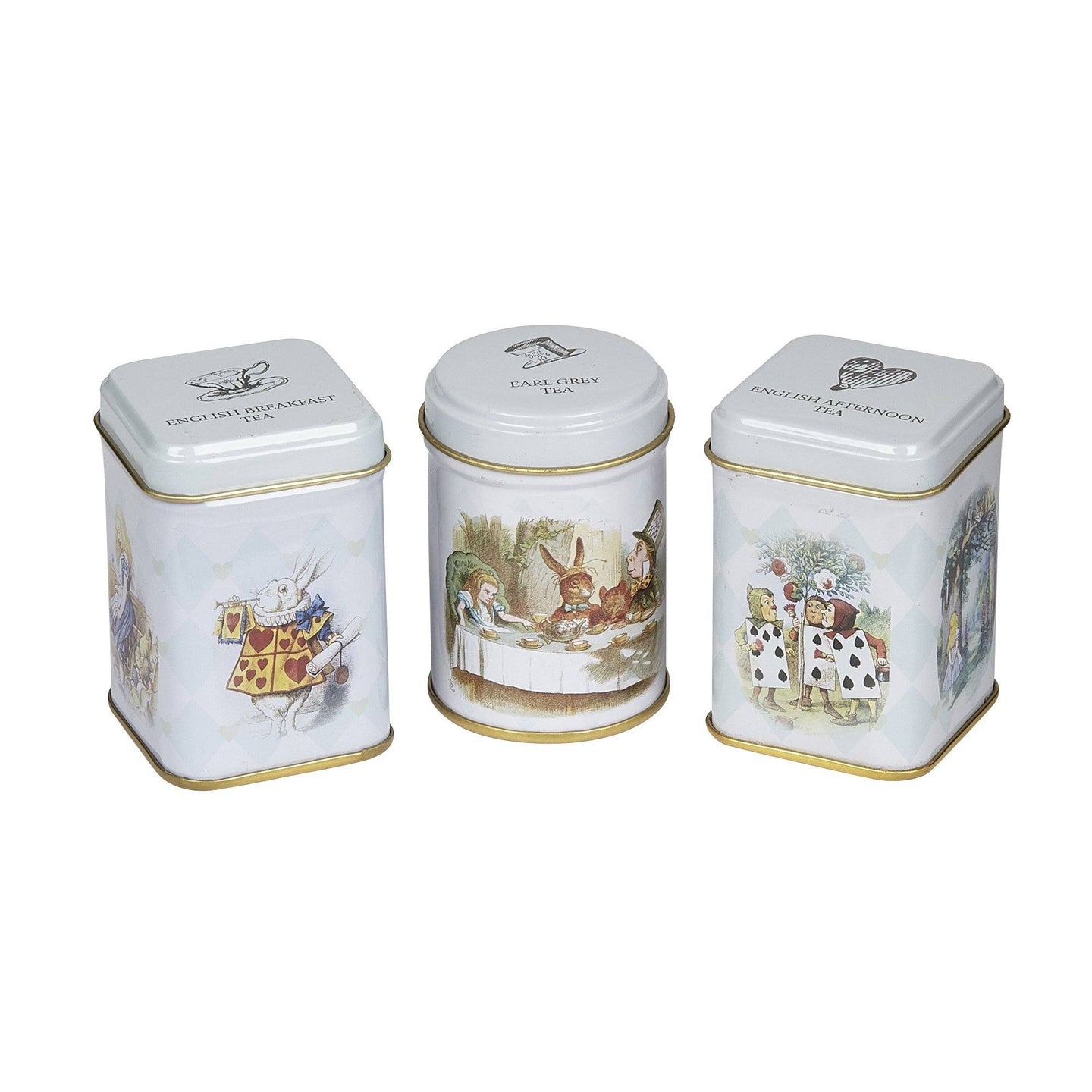 Alice In Wonderland Mini Tea Tin Set - Classic - New English Teas