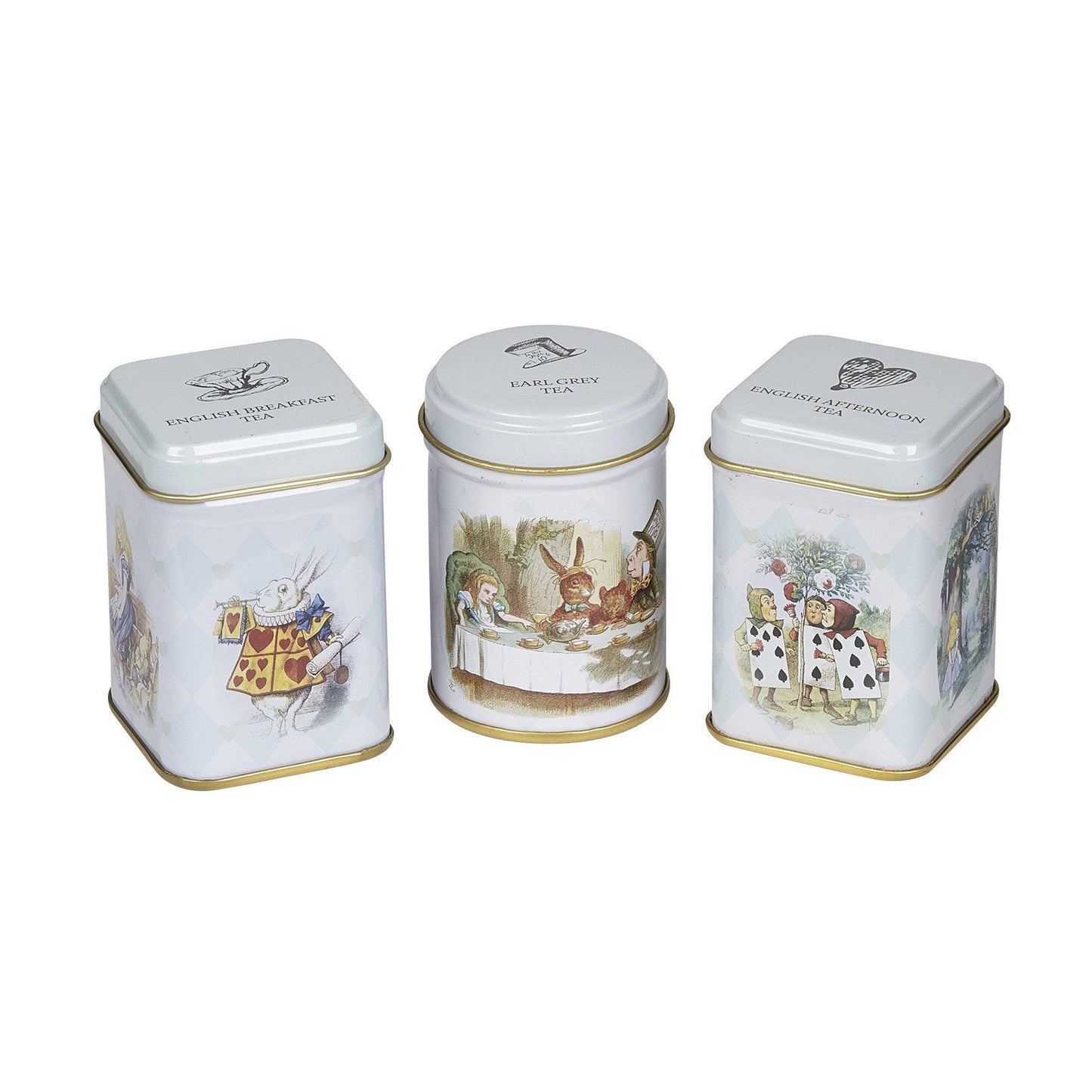 Alice In Wonderland Mini Tea Tin Set - Classic - New English Teas