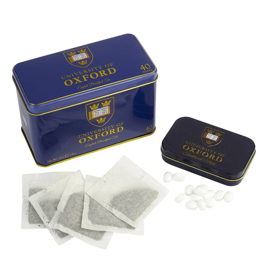 Oxford University Tea Tin & Mint Gift Set