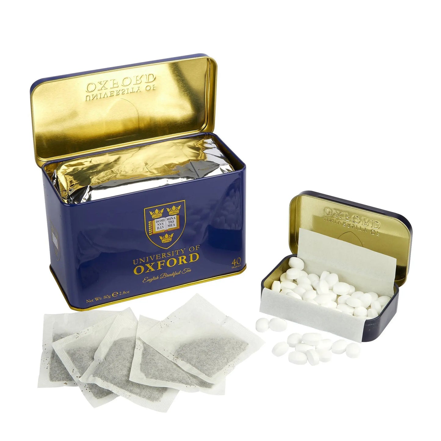 Oxford University Tea Tin & Mint Gift Set