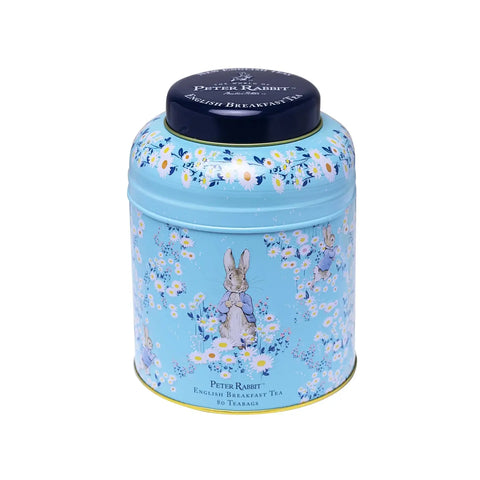 Peter Rabbit 'Daisies' 80 teabag Tea Caddy by New English Teas