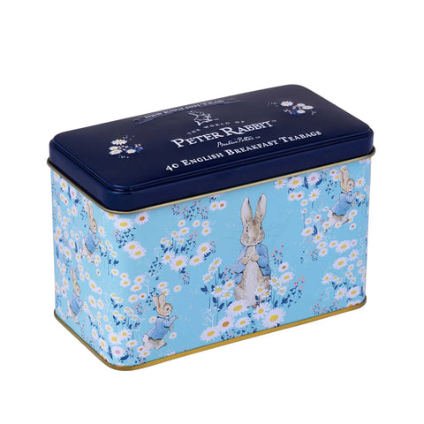 Peter Rabbit 'Daisies' 40 Teabag Tin by New English Teas