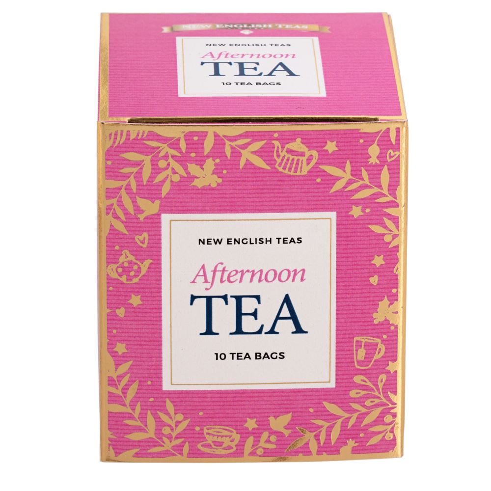 Christmas 10 Teabag Box - Pink - New English Teas