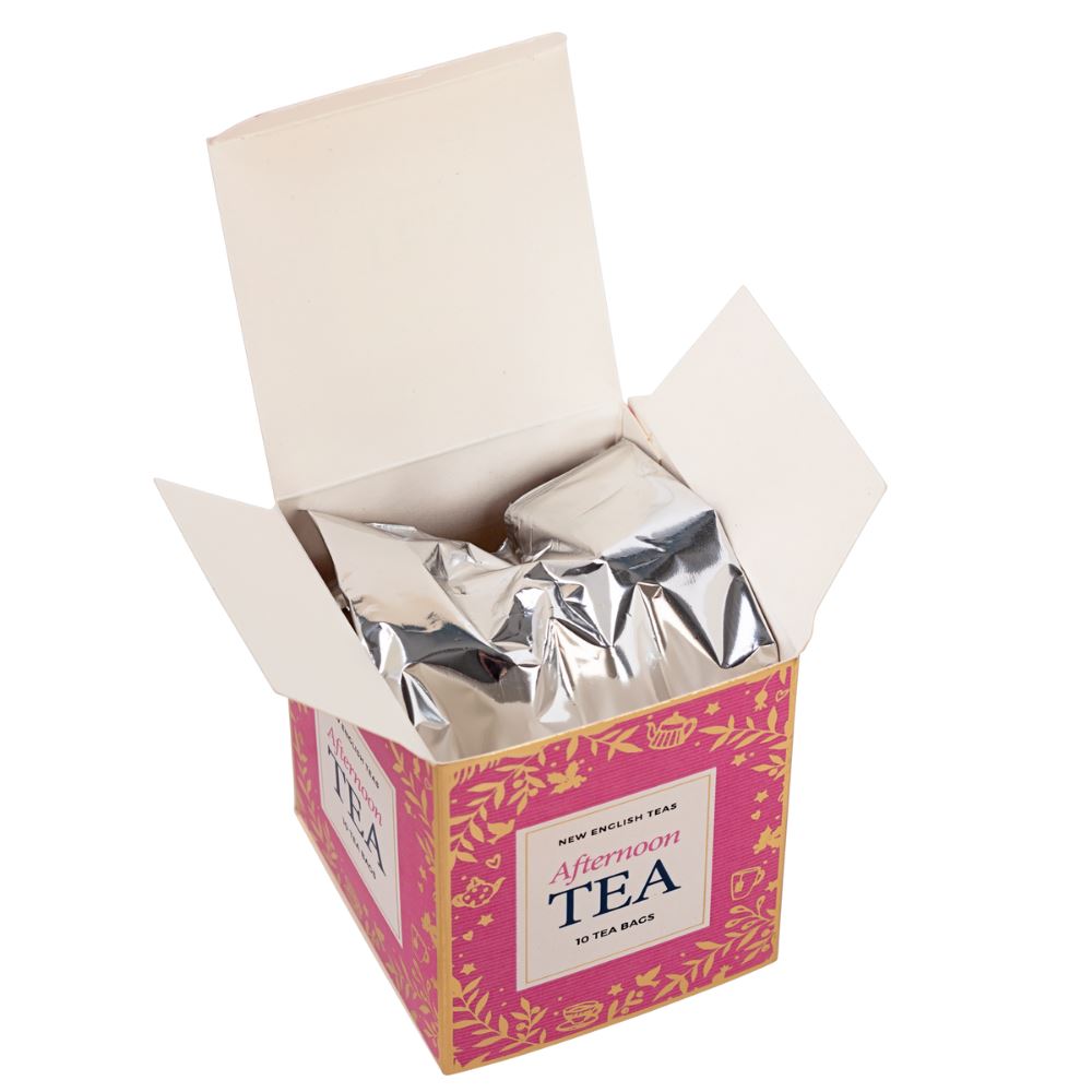 Christmas 10 Teabag Box - Pink - New English Teas