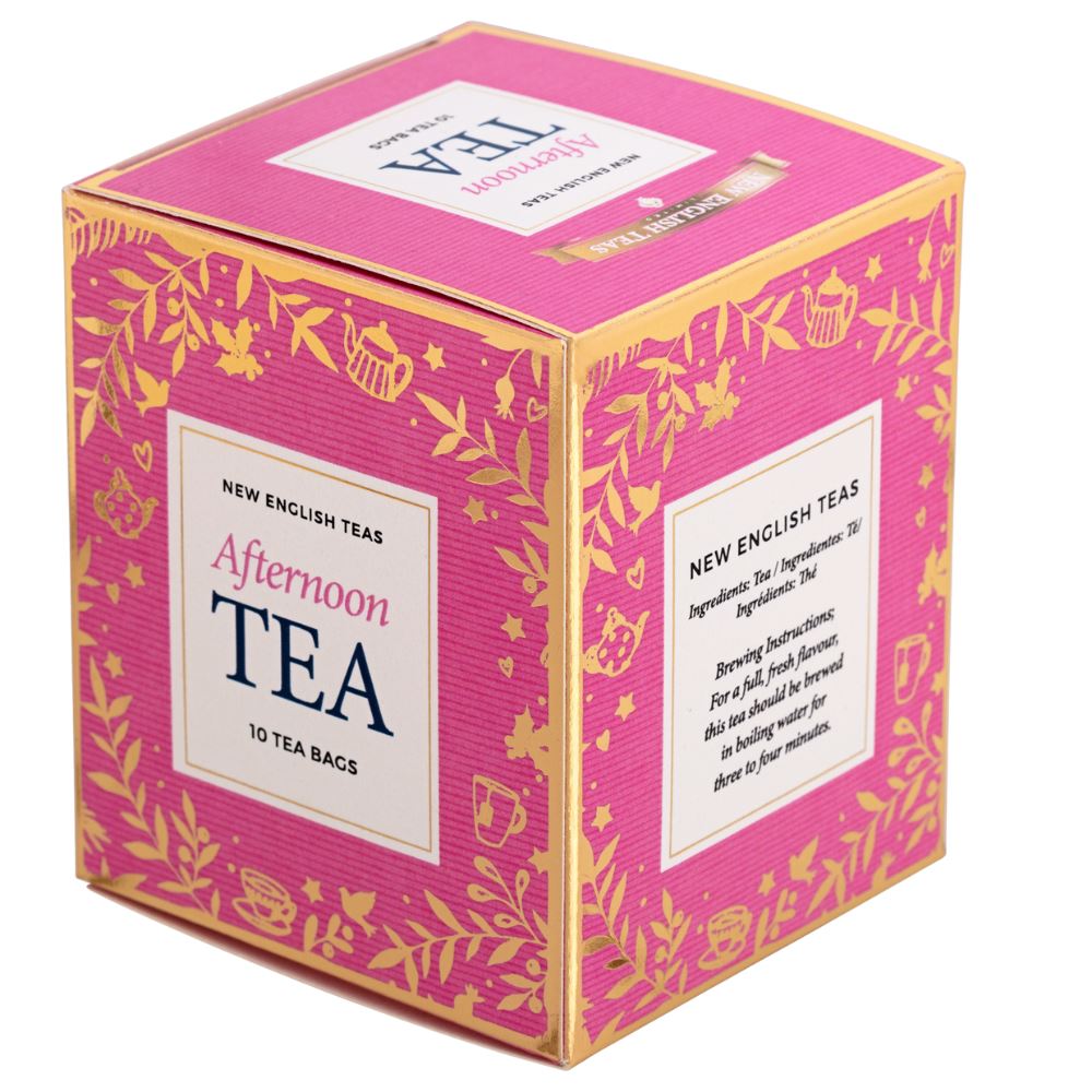 Christmas 10 Teabag Box - Pink - New English Teas