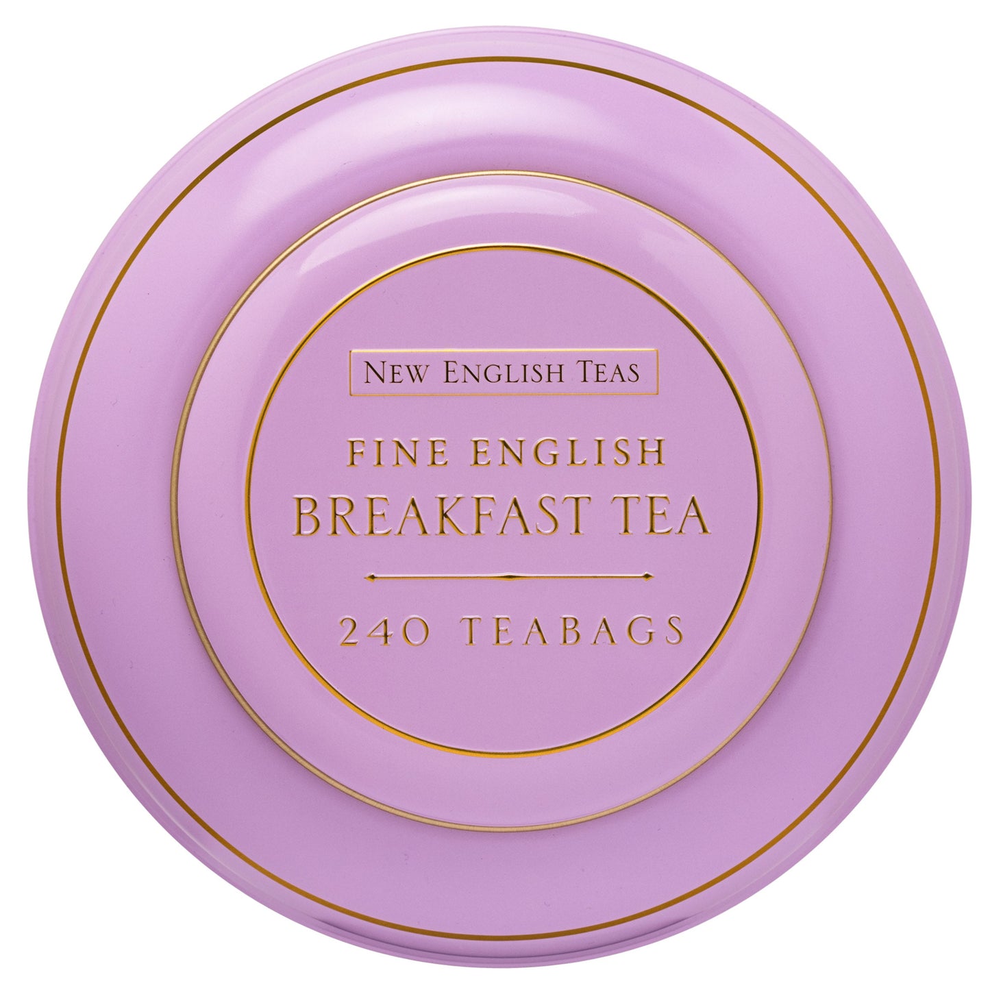 Song Thrush 240 Teabag Tea Caddy - Pink - New English Teas