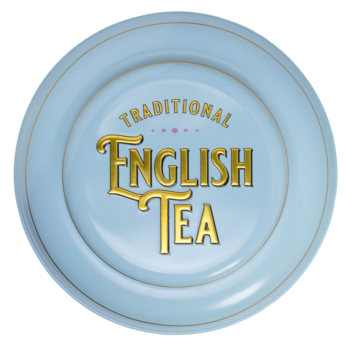 Vintage Victorian 240 Teabag Tea Caddy - Powder Blue - New English Teas