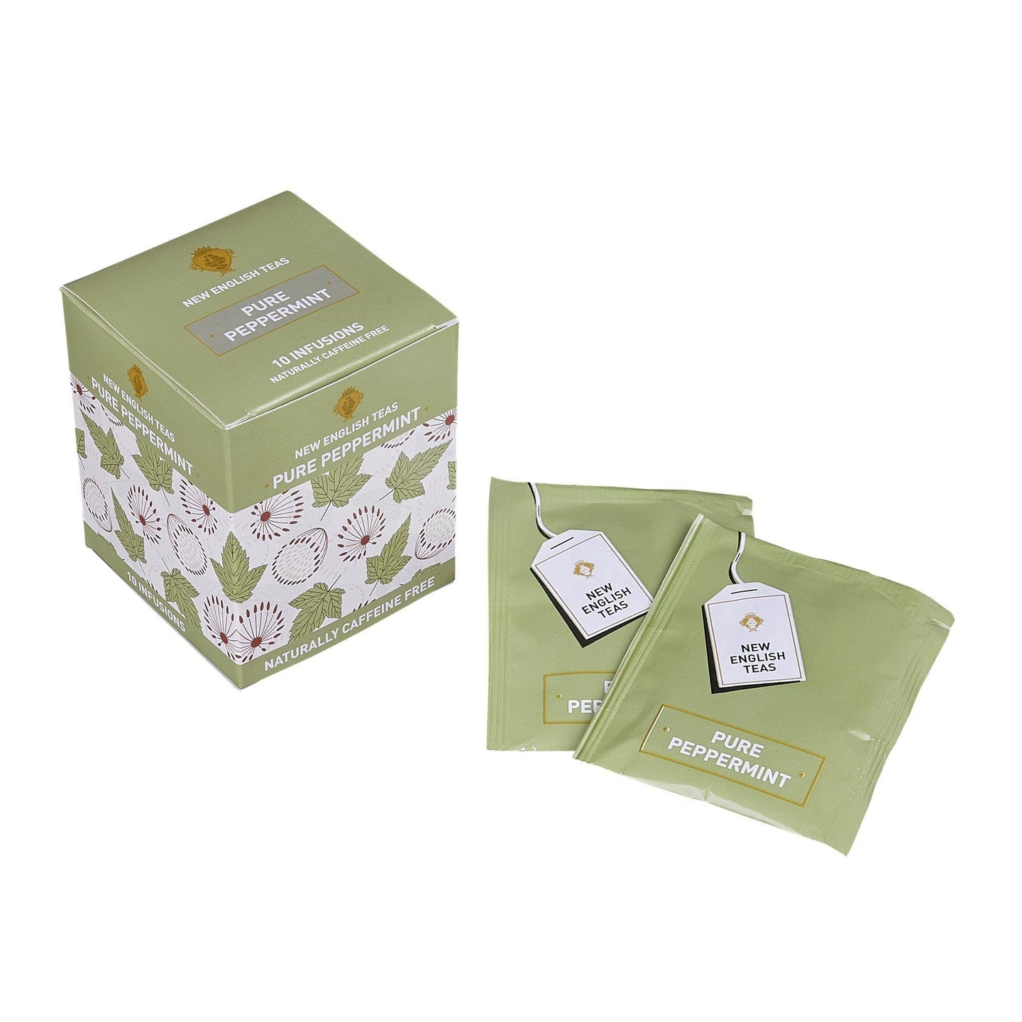 Fruit & Herbal 10 Teabag Box - Pure Peppermint - New English Teas