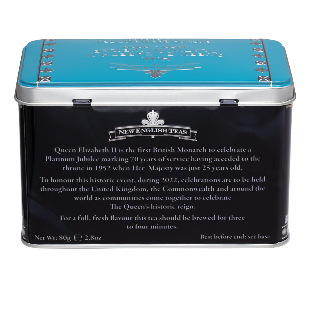 Queen Elizabeth II Classic Tea Tin - Platinum Jubilee - New English Teas