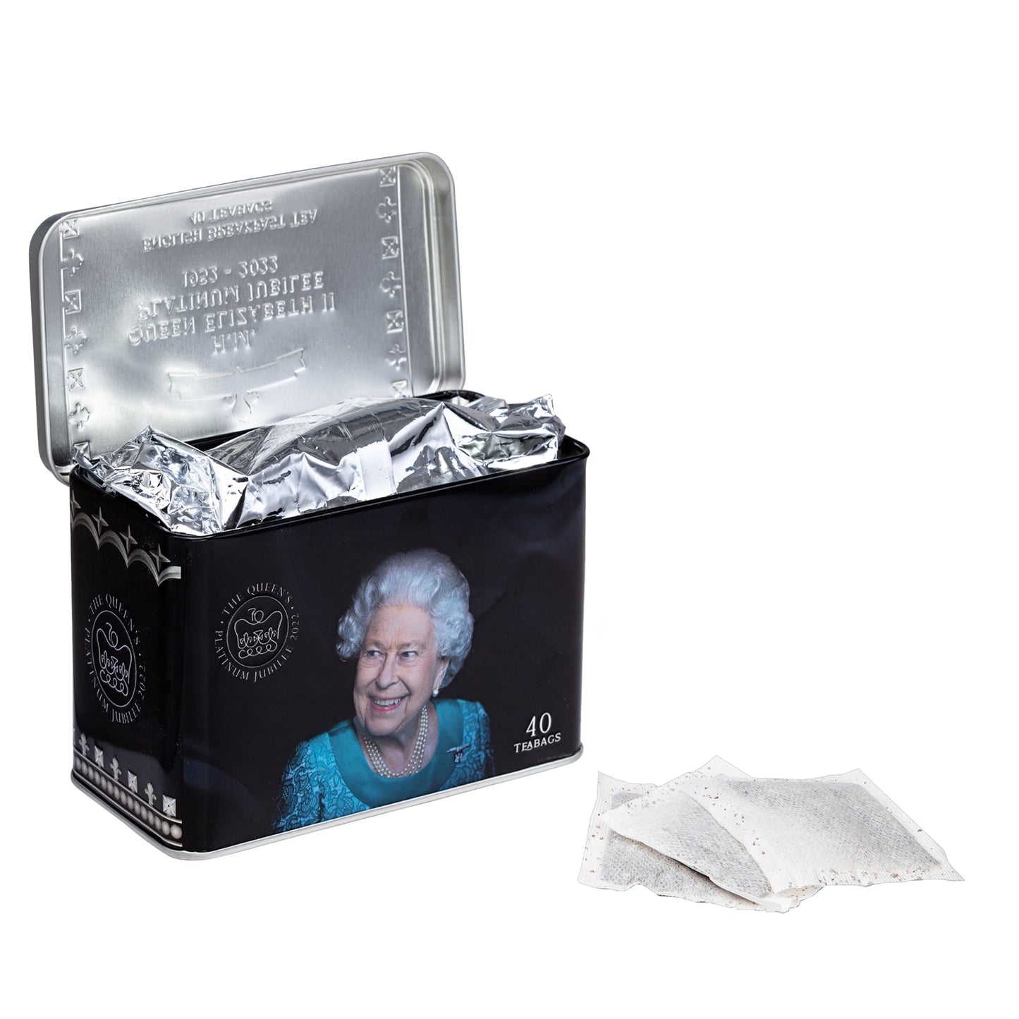 Queen Elizabeth II Classic Tea Tin - Platinum Jubilee - New English Teas