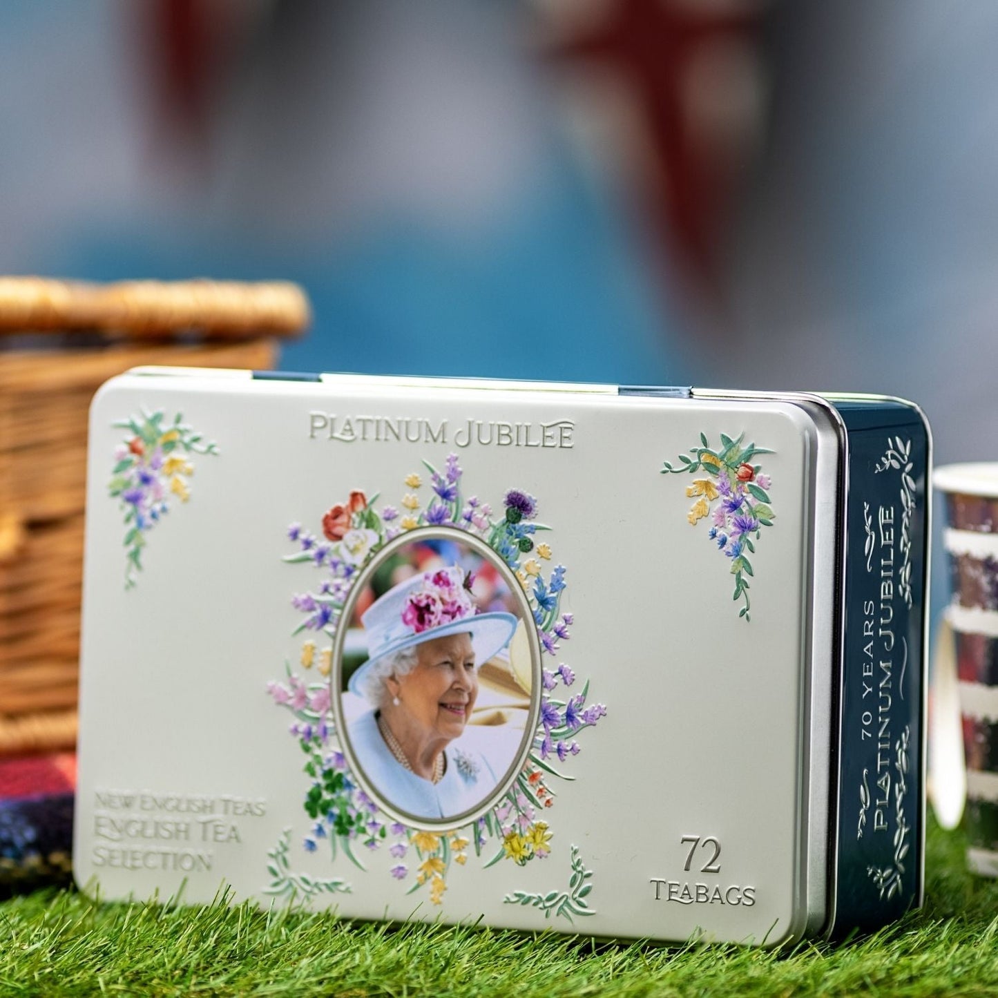 Queen Elizabeth II Tea Selection Tin - Platinum Jubilee - New English Teas