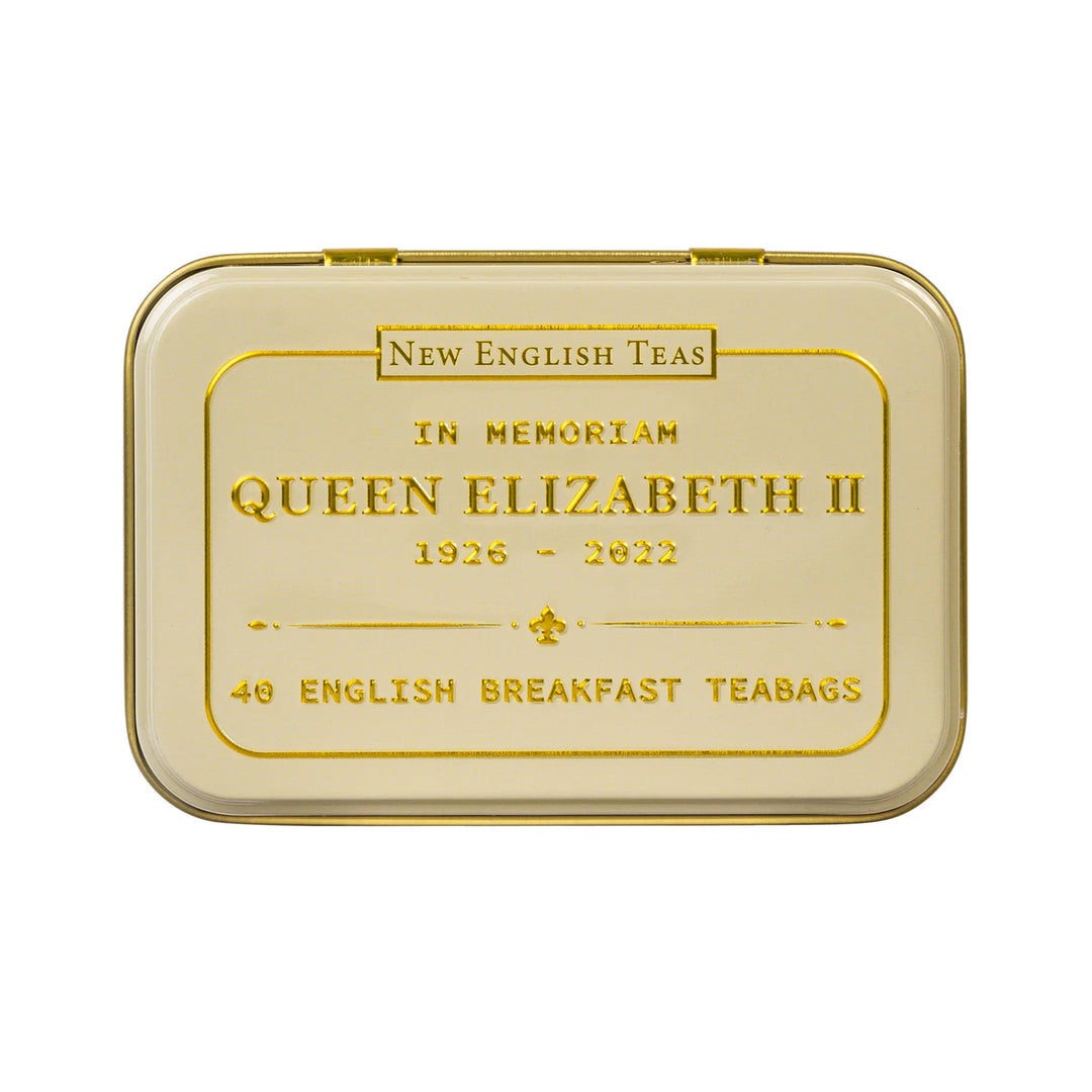 The Royal Family Portrait Tea Tin - Queen Elizabeth II - New English Teas