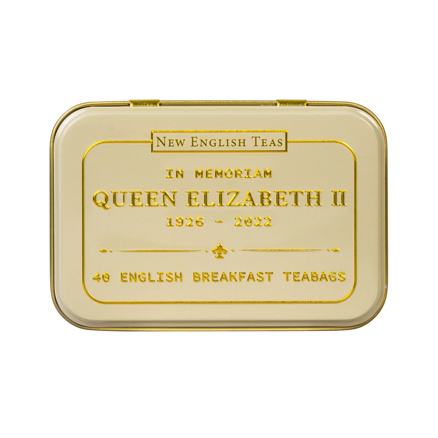 The Royal Family Portrait Tea Tin - Queen Elizabeth II - New English Teas