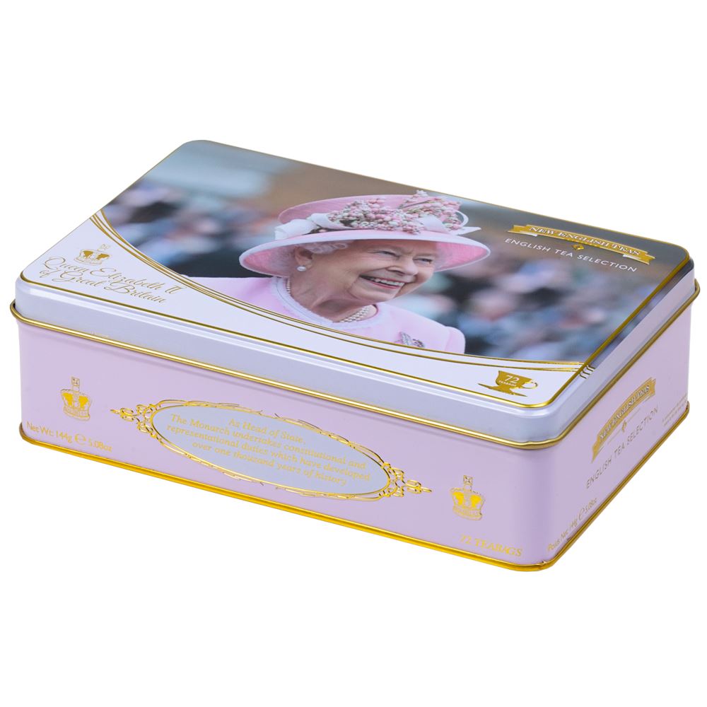 Queen Elizabeth II Tea Selection Tin - New English Teas