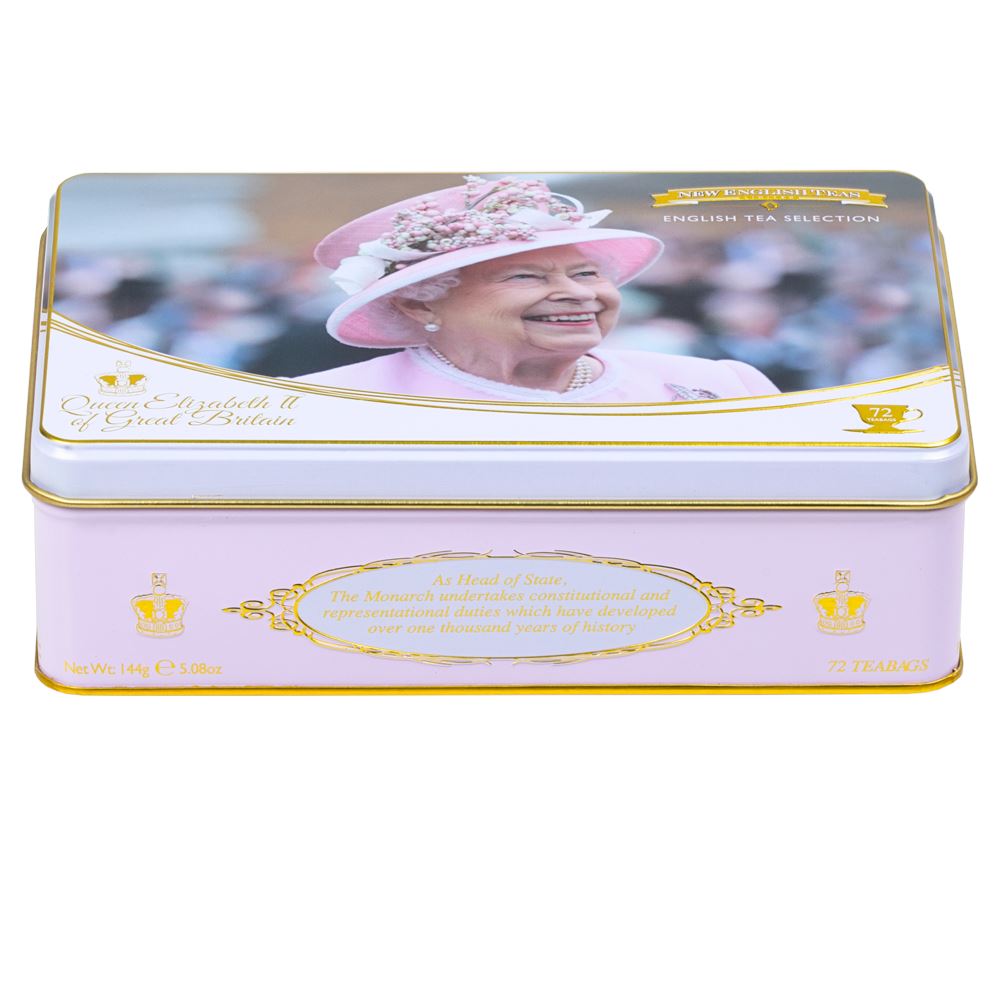 Queen Elizabeth II Tea Selection Tin - New English Teas