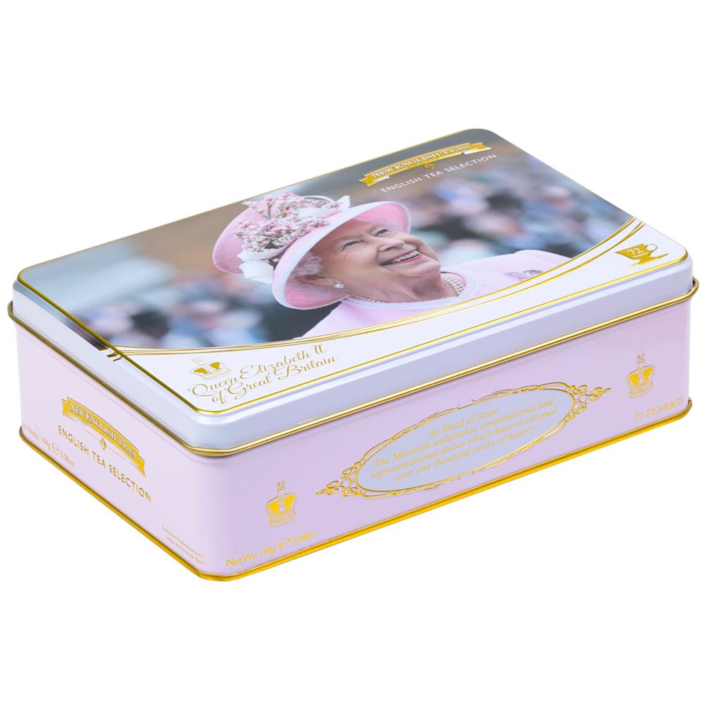 Queen Elizabeth II Tea Selection Tin - New English Teas