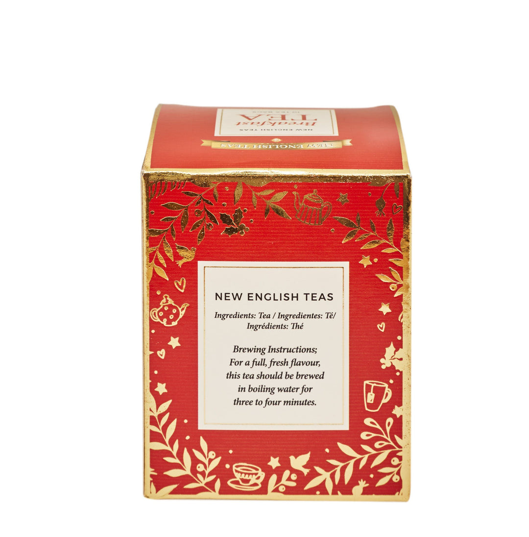 Christmas 10 Teabag Box - Red - New English Teas