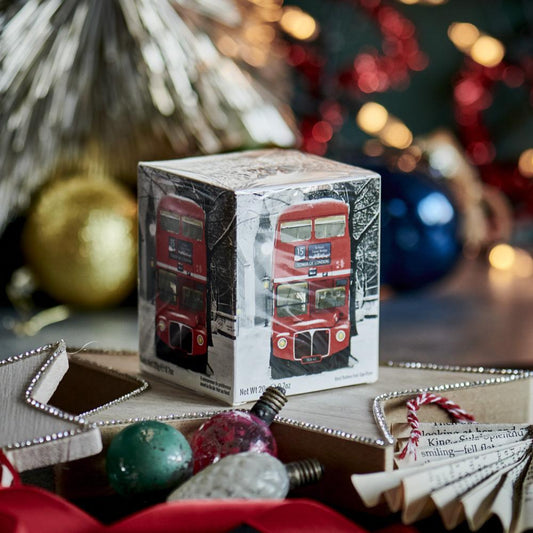 Love London 10 Teabag Box - Winter Snow Bus - New English Teas