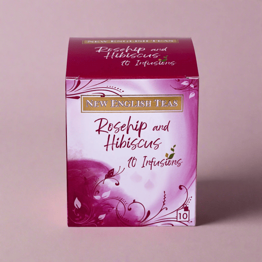 Fruit & Herbal 10 Teabag Box - Rosehip & Hibiscus - New English Teas