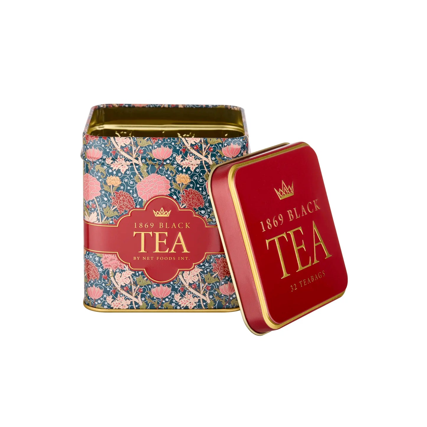 'Roses' Tapestry Collection Tea Tin by New English Teas
