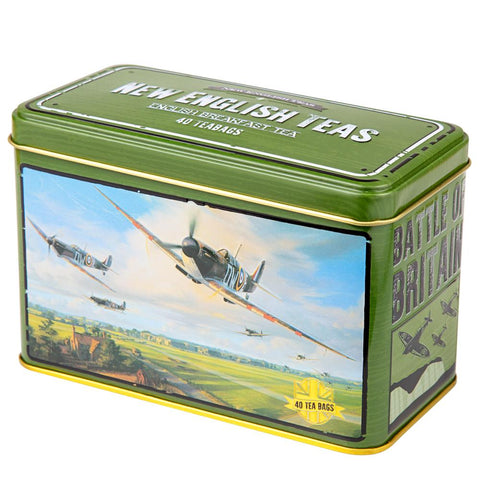 War Time Memories Classic Tea Tin - Spitfire - New English Teas