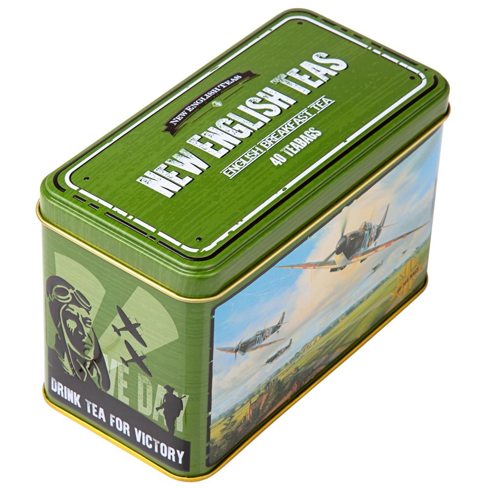 War Time Memories Classic Tea Tin - Spitfire - New English Teas